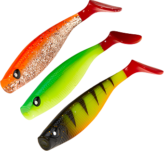 Виброхвосты LJ 3D Series RED TAIL SHAD 7,0in